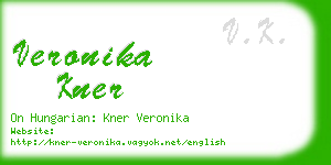 veronika kner business card